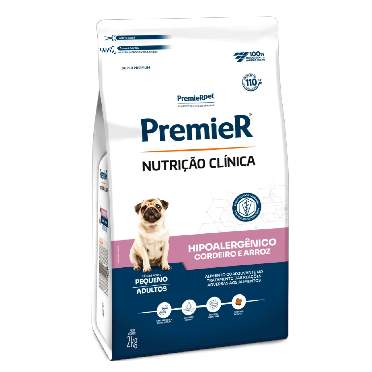 Ração Premier Nutrição Clínica Hipoalergênico Cães Pequeno Porte Cordeiro e Arroz - Imagem 2