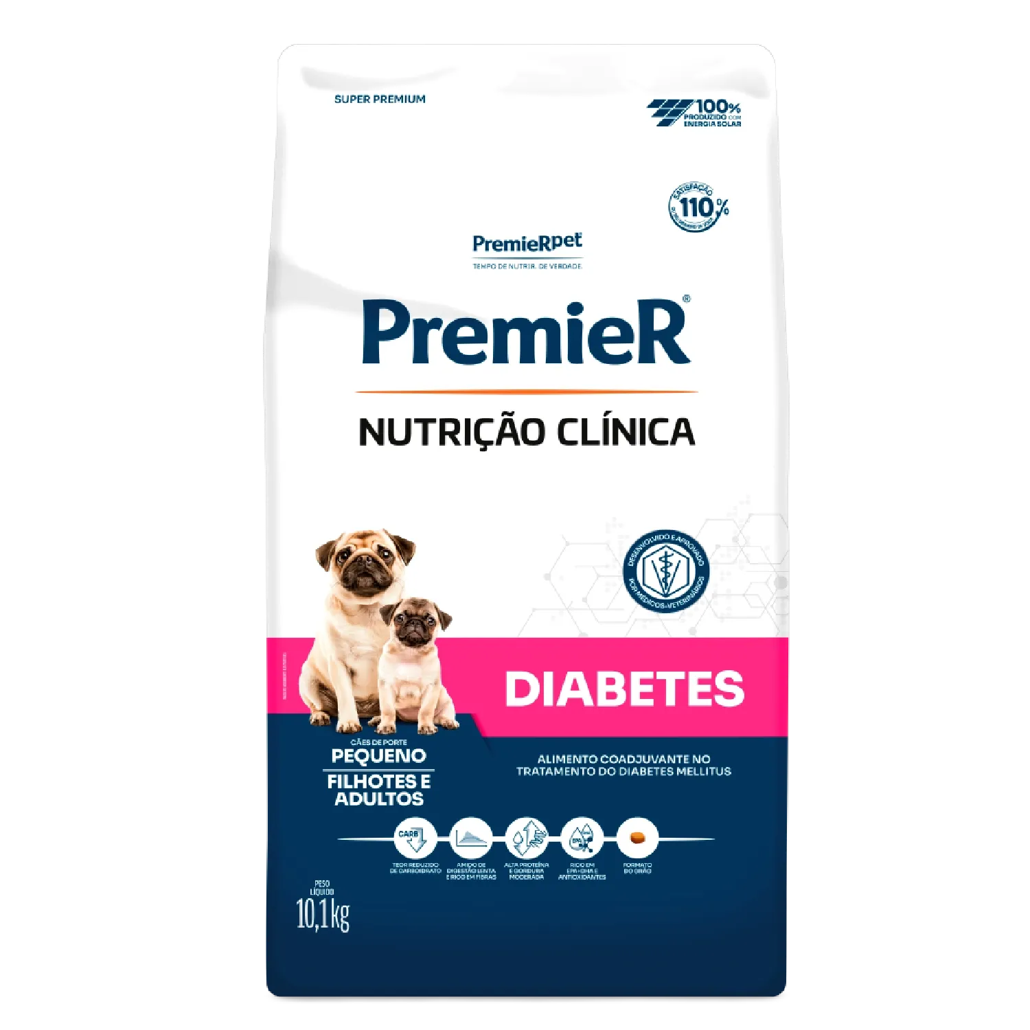 Ração Premier Nutrição Clínica Diabetes Cães Adultos e Filhotes Raças Pequenas - Imagem 4