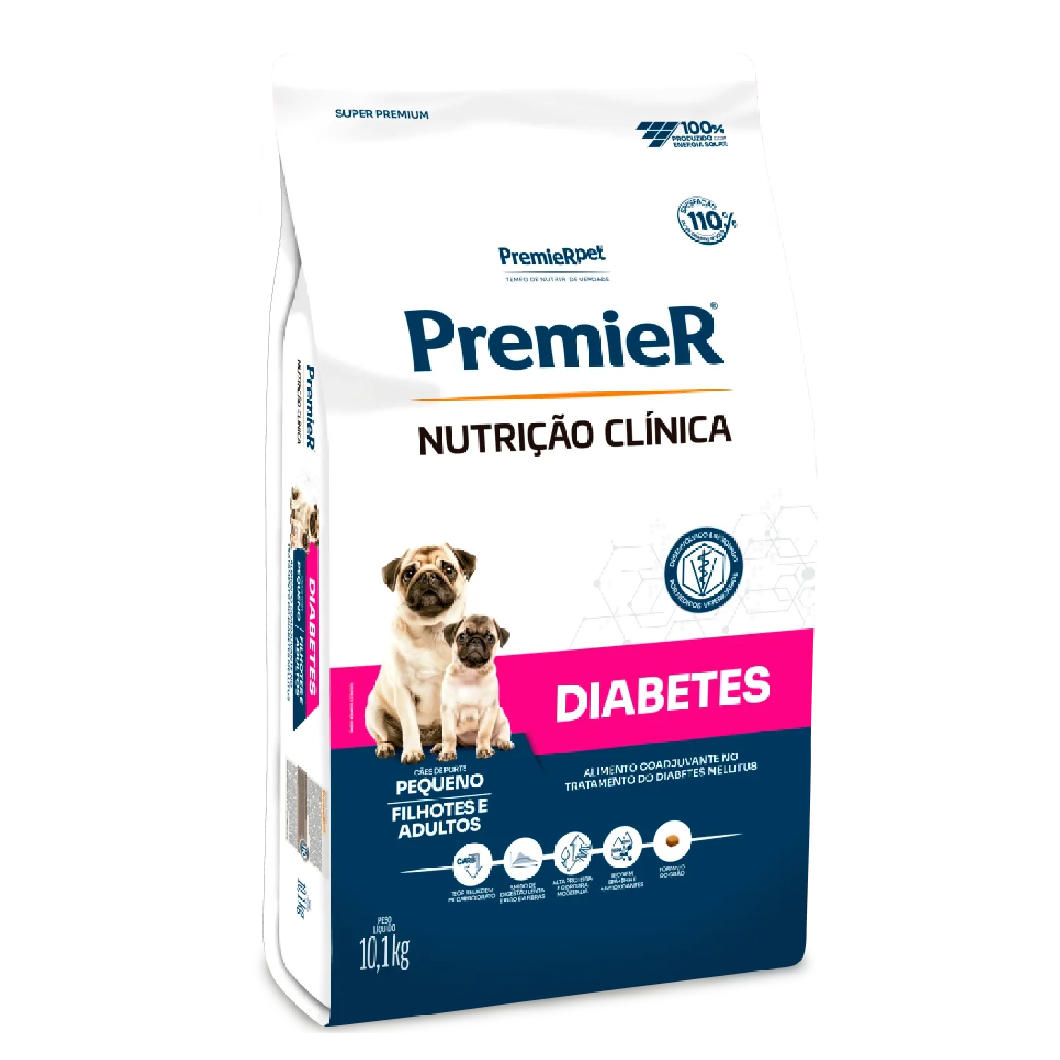 Ração Premier Nutrição Clínica Diabetes Cães Adultos e Filhotes Raças Pequenas - Imagem 5