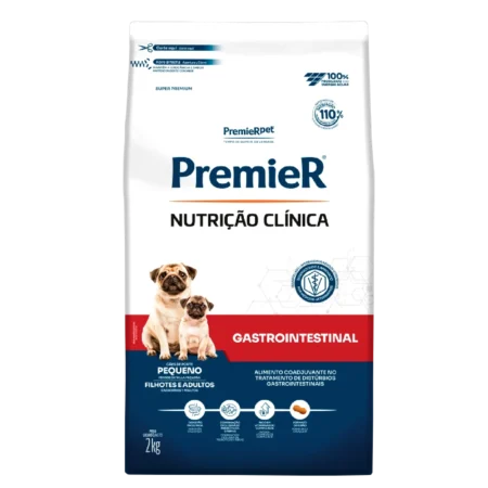 Ração Premier Nutrição Clínica Gastrointestinal Cães Raças Pequenas