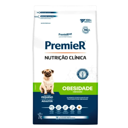 Ração Premier Nutrição Clínica Obesidade Cães Adultos Pequeno Porte