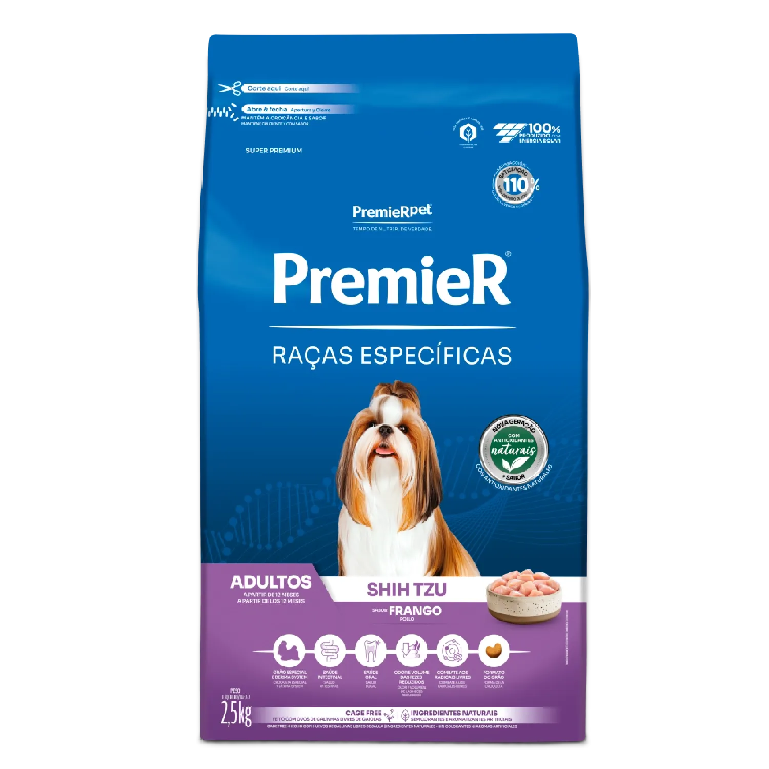 Ração Premier Raças Específicas Shih Tzu Adultos Frango - Imagem 4