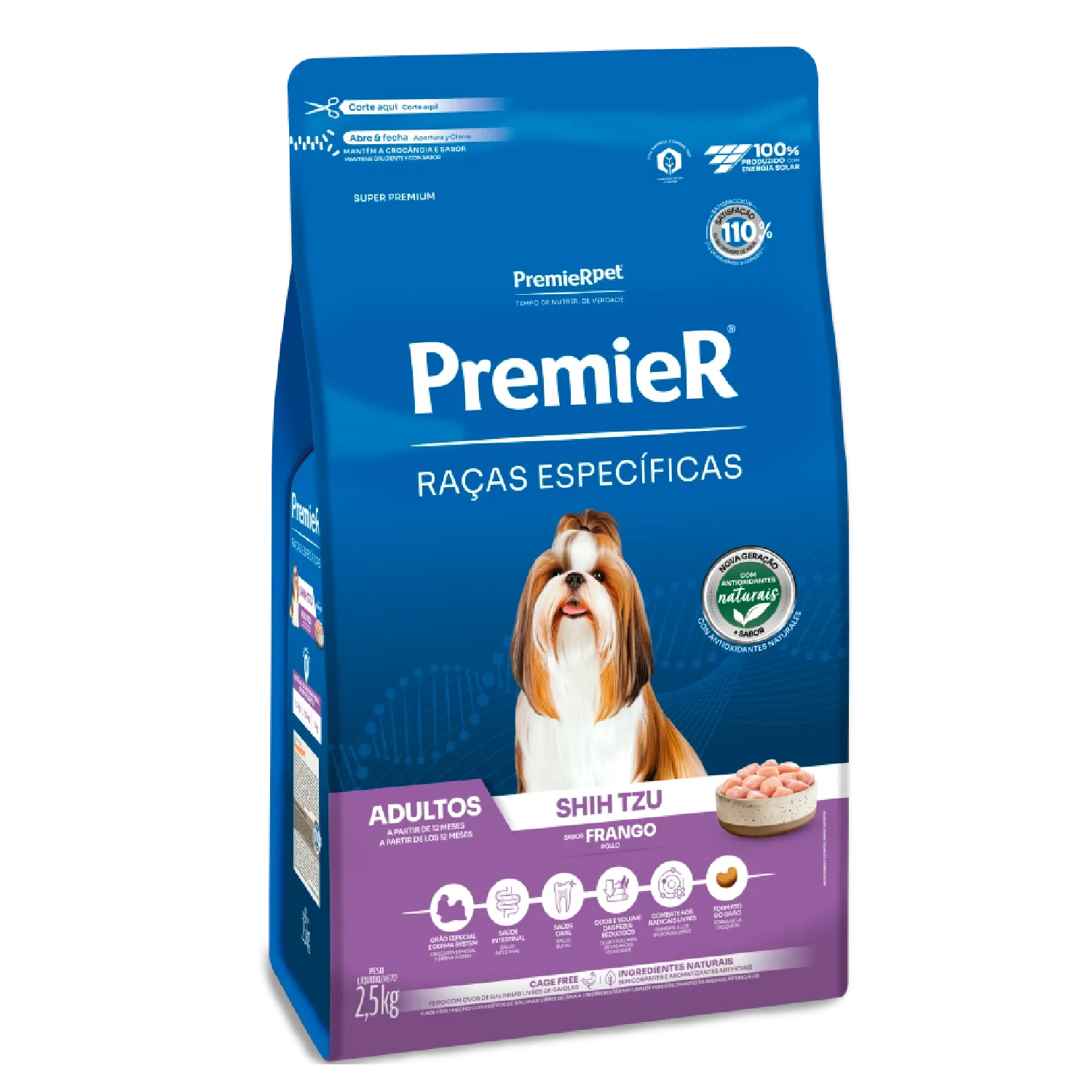 Ração Premier Raças Específicas Shih Tzu Adultos Frango - Imagem 5