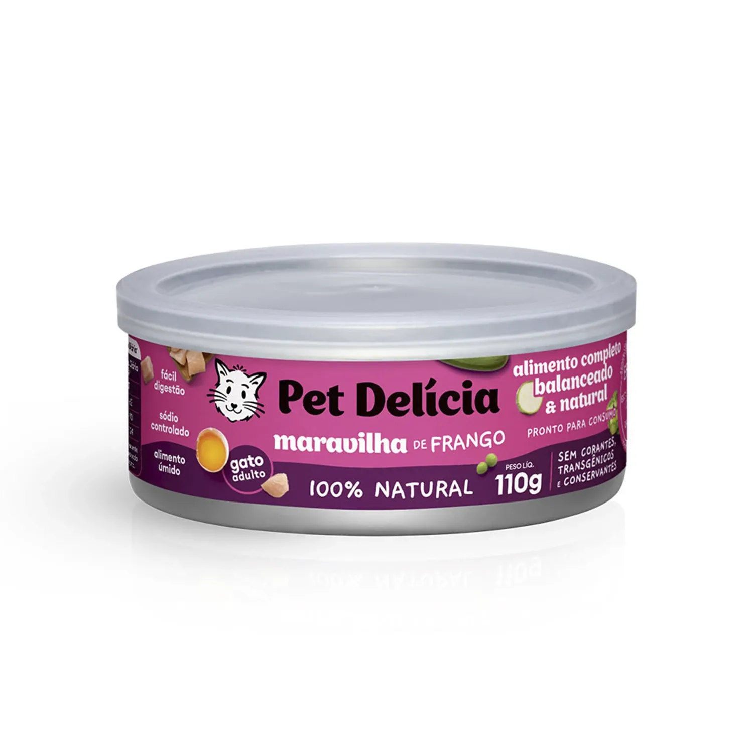 Ração Úmida Pet Delícia Gatos Maravilha de Frango - Imagem 11