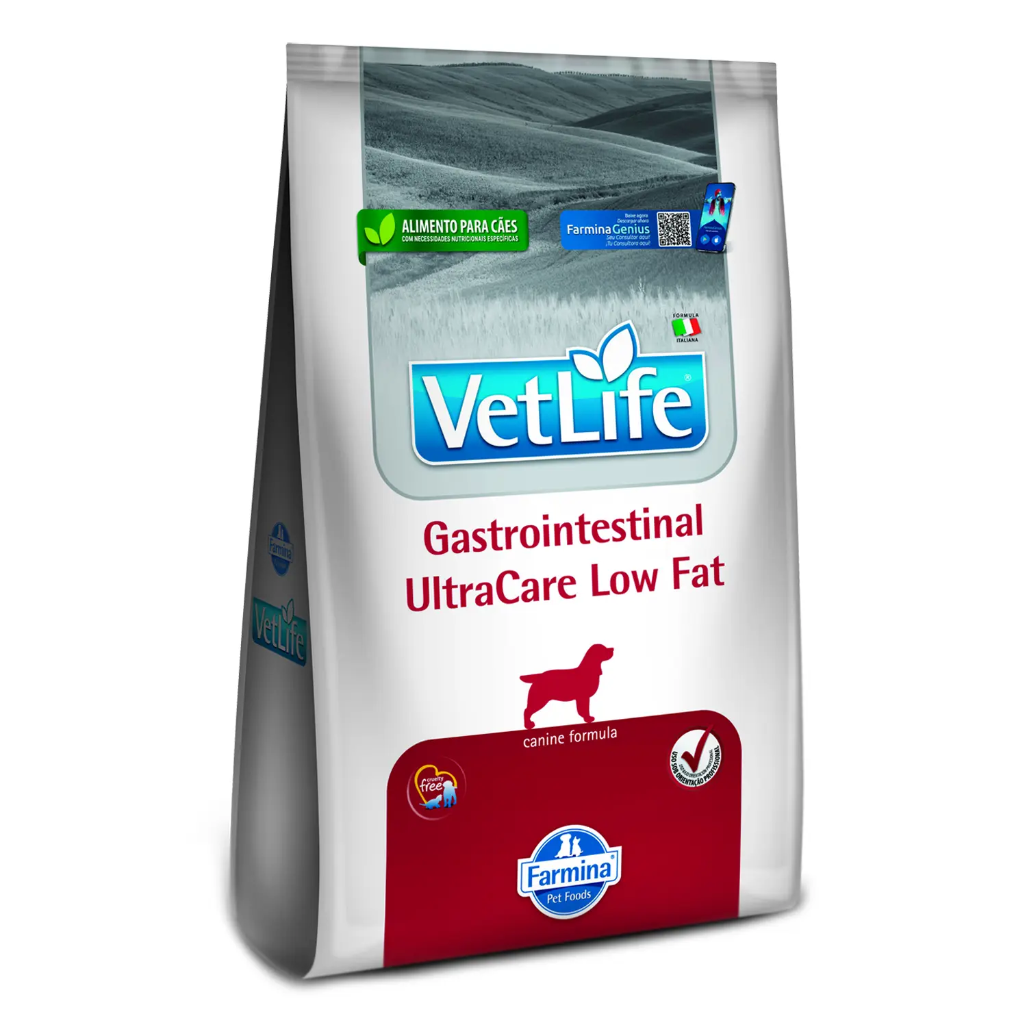 Ração Vet Life Gastrointestinal UltraCare Low Fat para Cães Adultos - Imagem 4