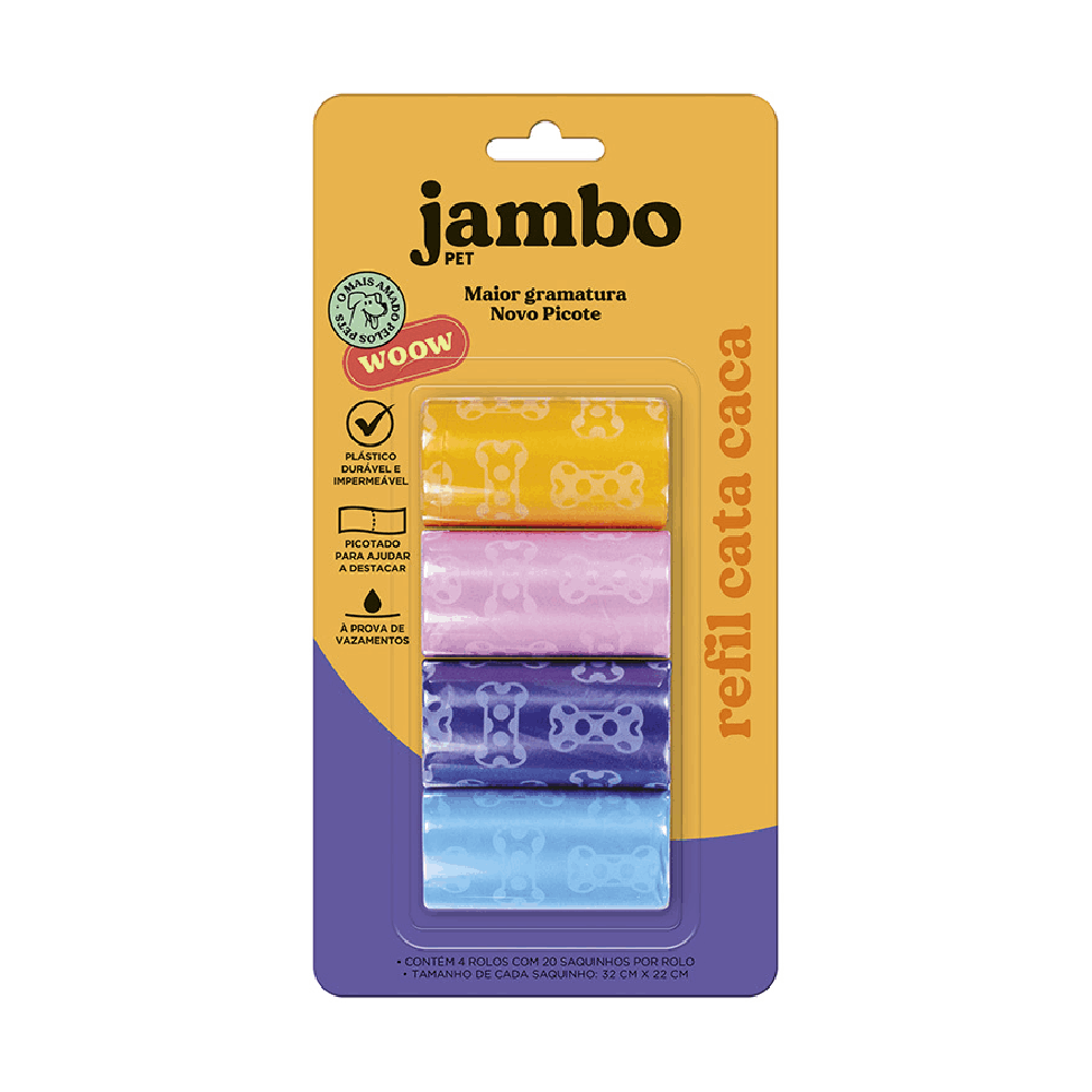 Refil Saquinhos Higiênicos Basic Jambo