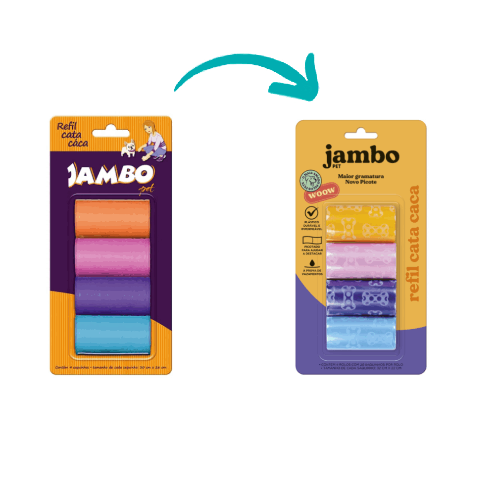 Refil Saquinhos Higiênicos Basic Jambo - Imagem 2