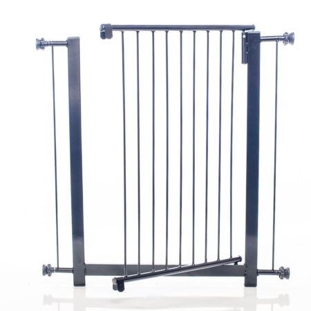 Portão Clássico Plus Grade Porta 80cm NF Pet Preto