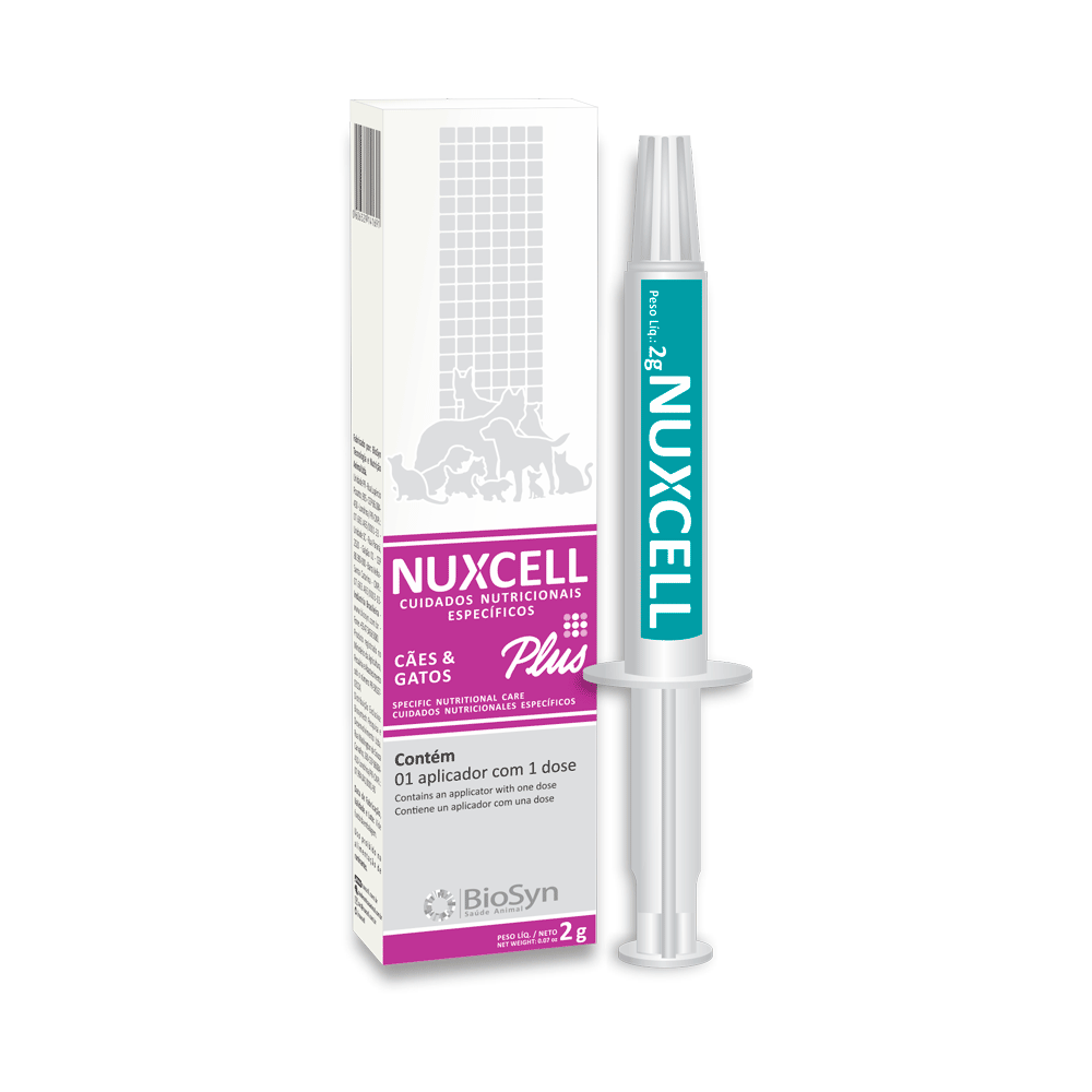 Suplemento Nuxcell Plus para Cães e Gatos