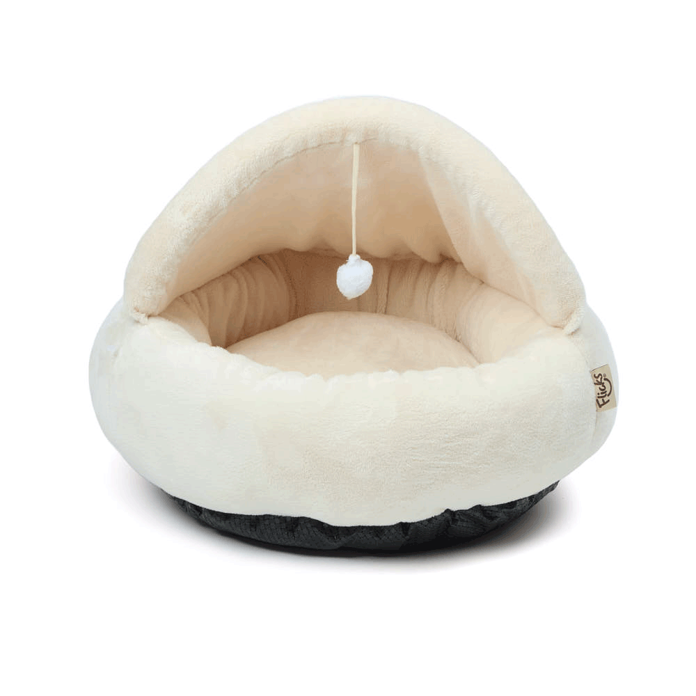 Toca Cama para Gatos Flicks Bege - Imagem 8