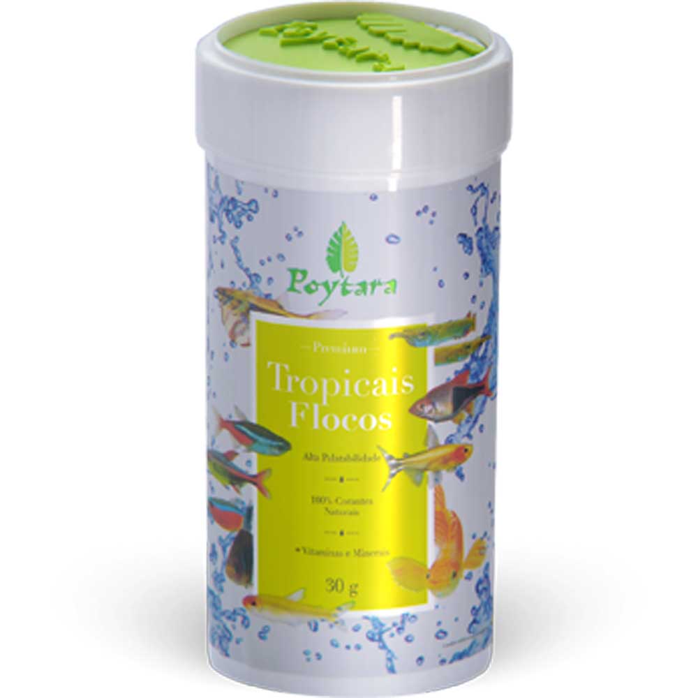 Ração Tropicais Flocos Poytara - Imagem 2