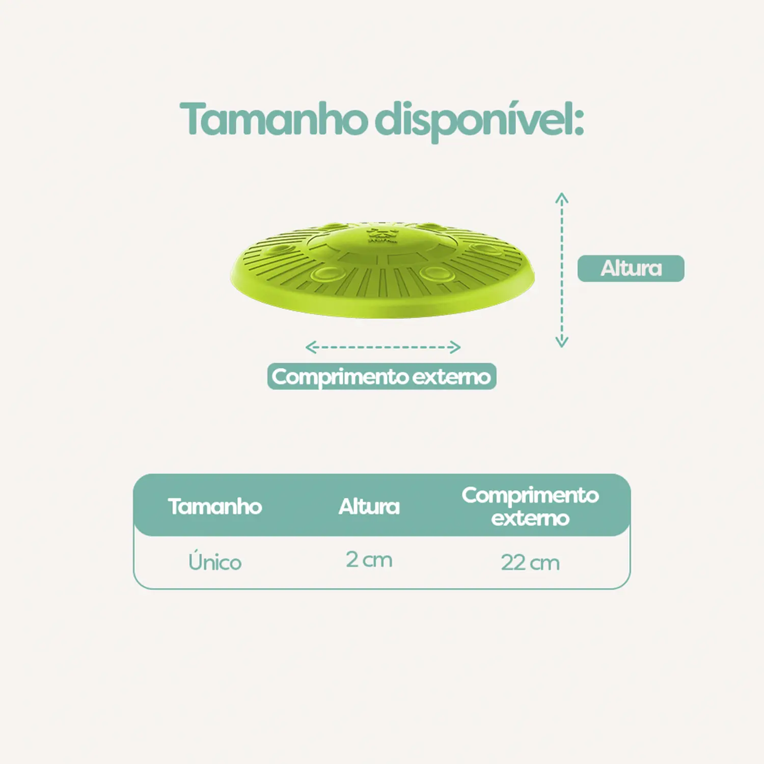 Brinquedo Fresbee Disco Voador Stark Pet Verde - Imagem 6