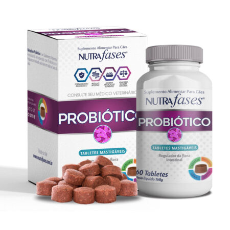 Nutrafases Probiótico Suplemento Alimentar para Cães
