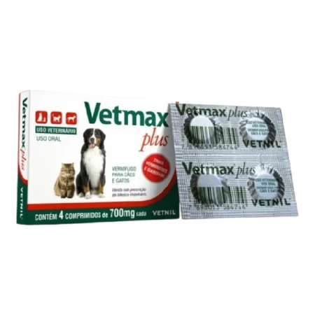 Vermífugo Vetmax Plus Comprimido