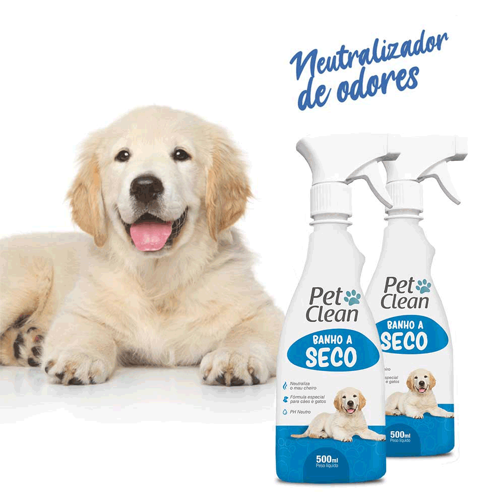 Banho a Seco Pet Clean para Cães e Gatos - Imagem 4