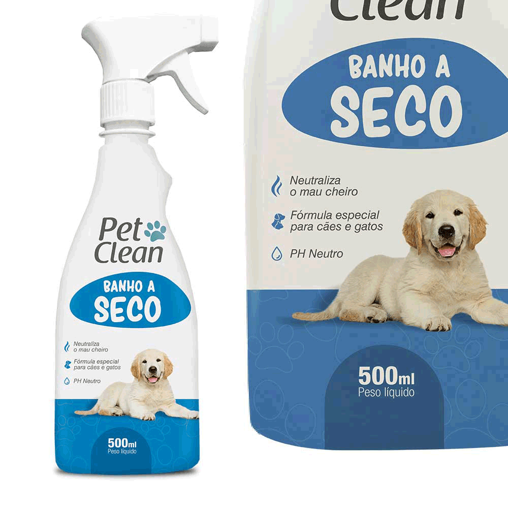 Banho a Seco Pet Clean para Cães e Gatos - Imagem 5