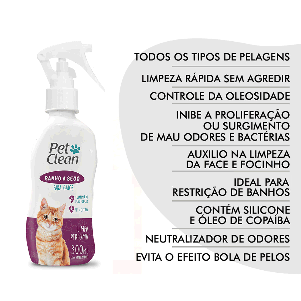 Banho a Seco para Gatos Pet Clean - Imagem 3