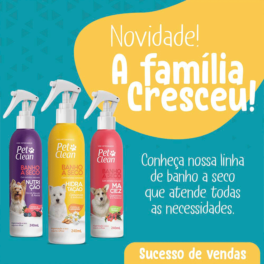 Banho a Seco para Cães e Gatos Maciez Pet Clean - Imagem 3