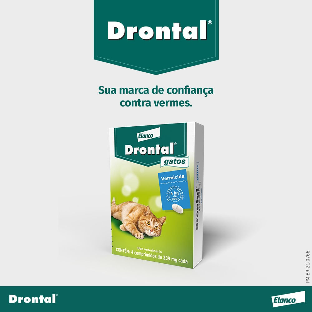 Drontal Vermicida para Gatos Elanco - Imagem 5