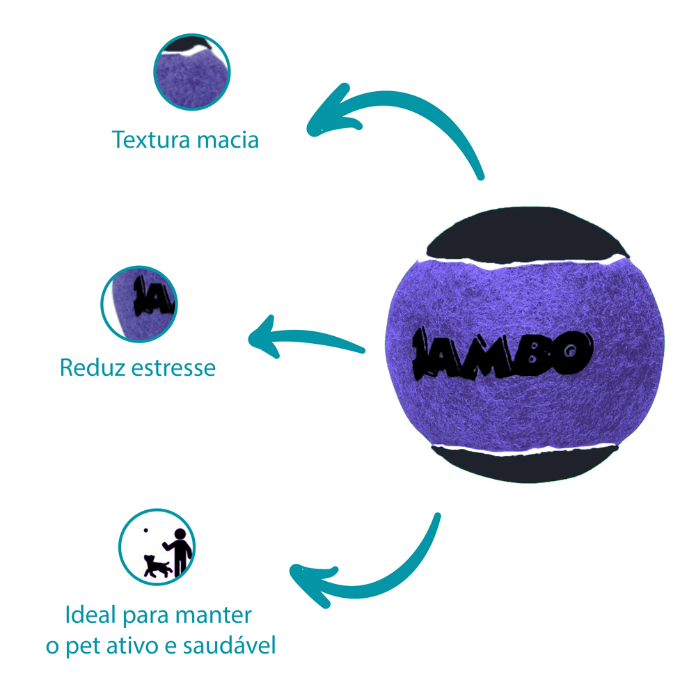 Bola de Tênis Sound Logo Jambo - Imagem 2