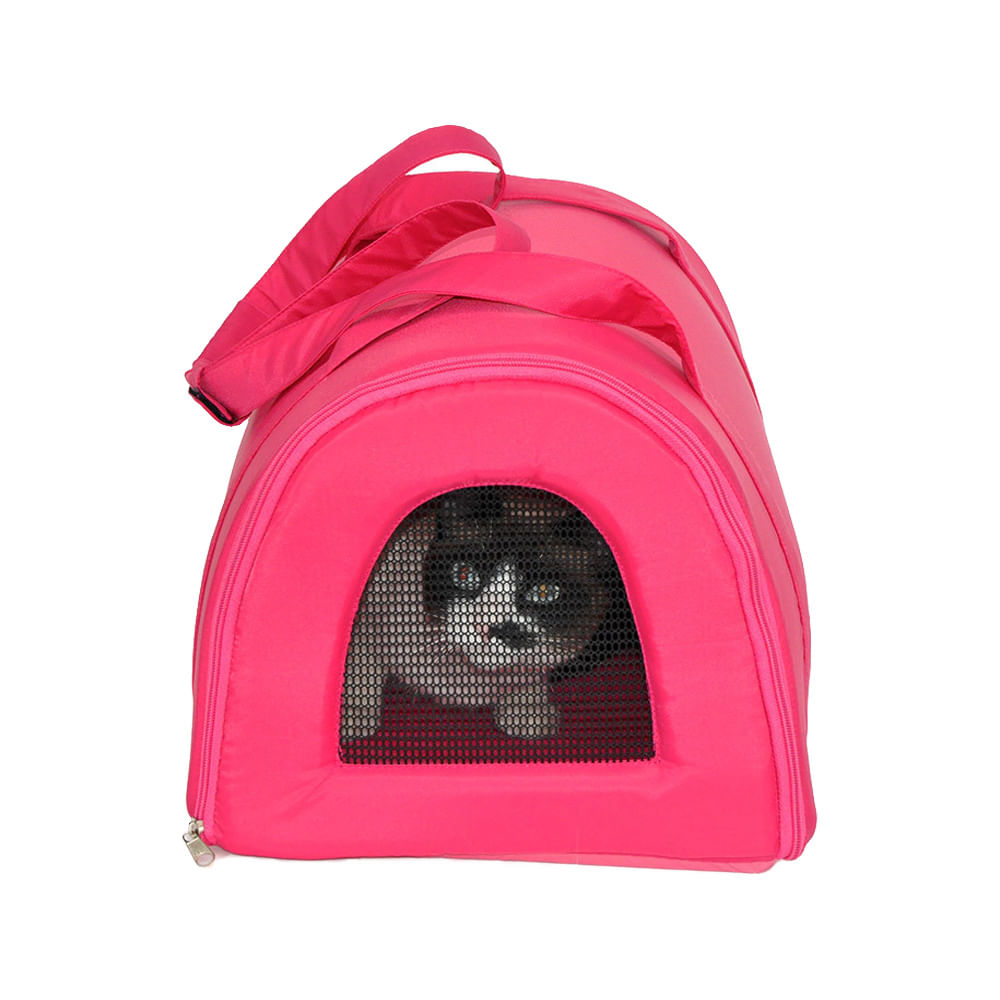 Bolsa de Transporte Luxo Bichinho Chic Rosa - Imagem 3