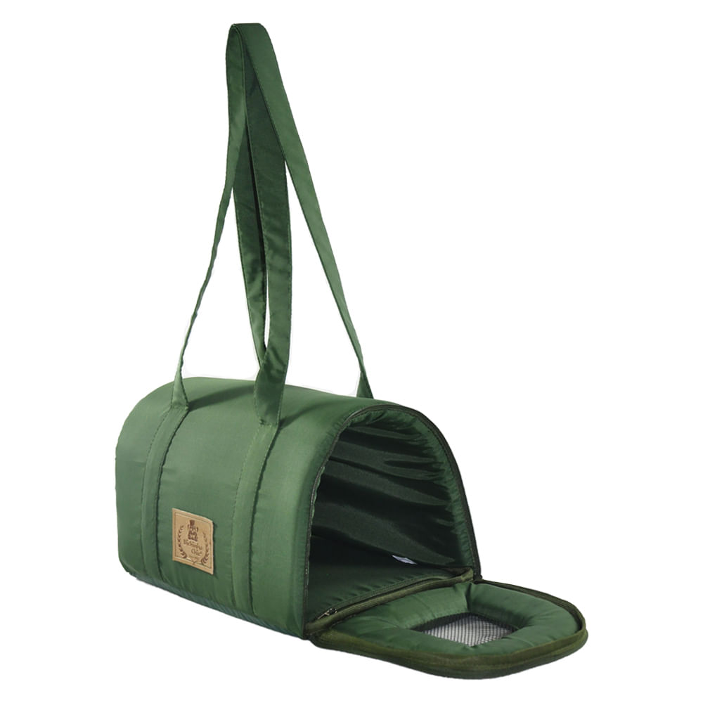 Bolsa de Transporte Luxo Bichinho Chic Verde - Imagem 2