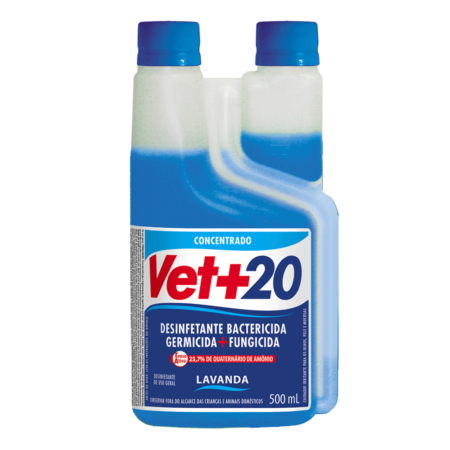 Desinfetante Bactericida Concentrado Vet+20 Lavanda