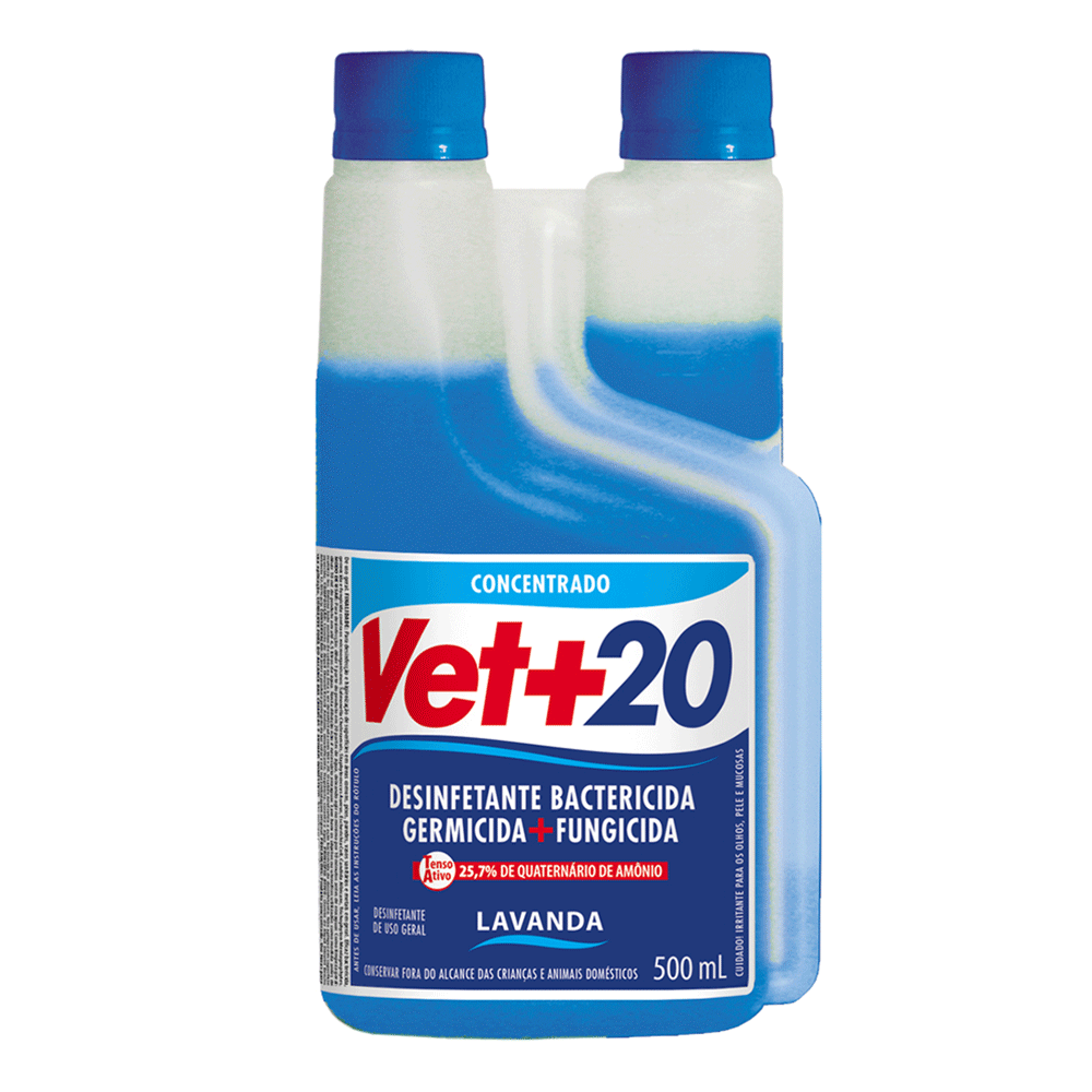 Desinfetante Bactericida Concentrado Vet+20 Lavanda