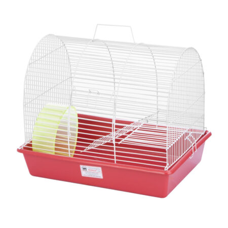 Gaiola Hamster Arqueada Epóxi Monaco Vermelha