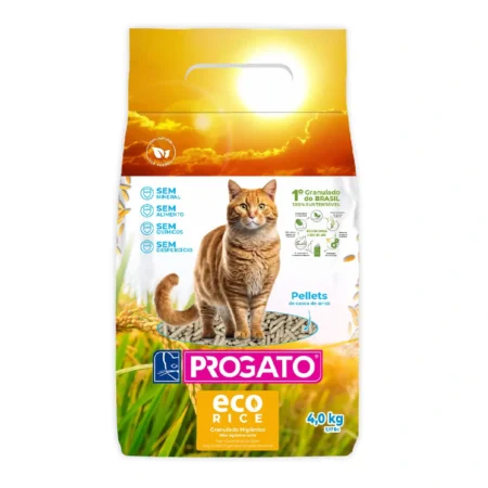 Granulado Higiênico Biodegradável Progato Ecorice