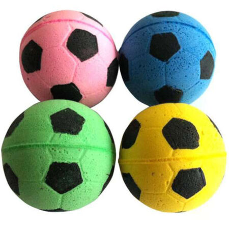 Kit Bolinhas Coloridas Futebol para Gatos Jambo