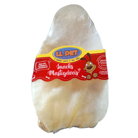 Petisco Orelha Bovina para Cães LL Pet