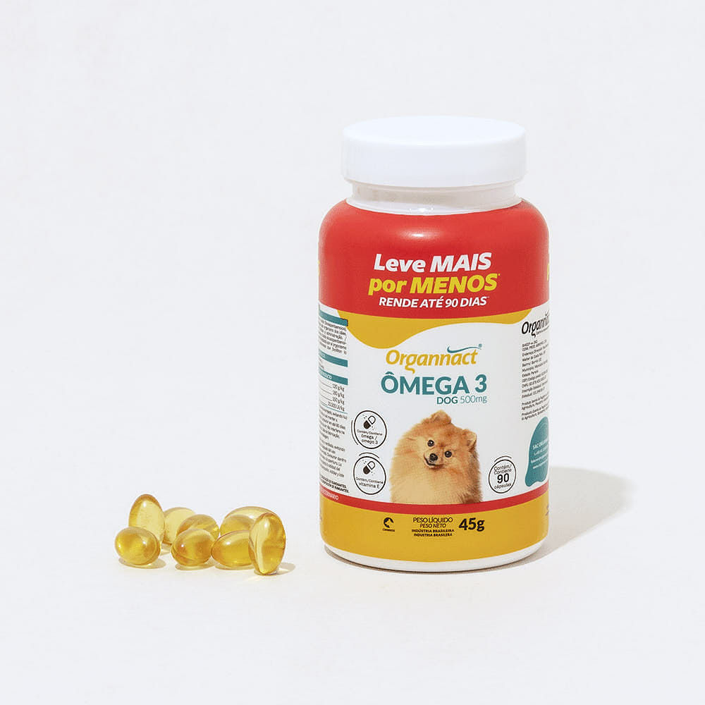 Ômega 3 Dog 500mg para Cães Organnact - Imagem 5