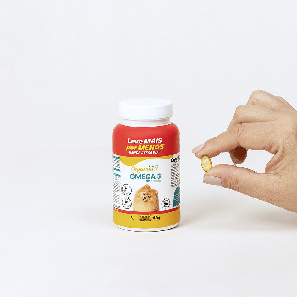 Ômega 3 Dog 500mg para Cães Organnact - Imagem 6