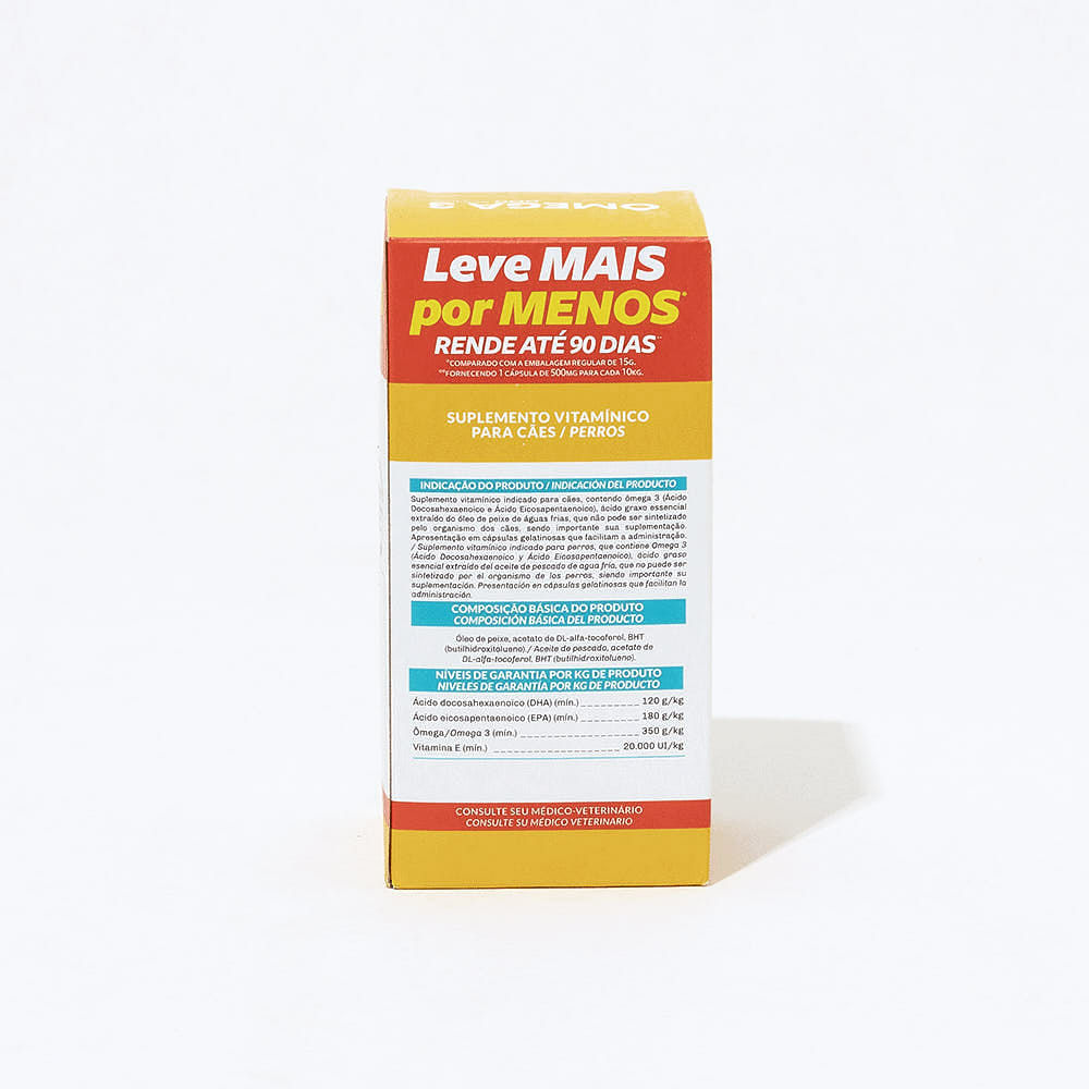 Ômega 3 Dog 500mg para Cães Organnact - Imagem 2