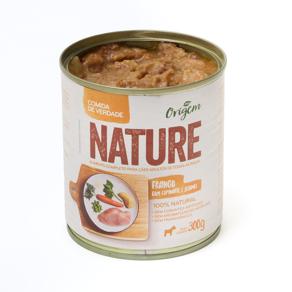 Ração Úmida para Cães Adultos Origem Nature Frango com Espinafre e Legumes - Imagem 9