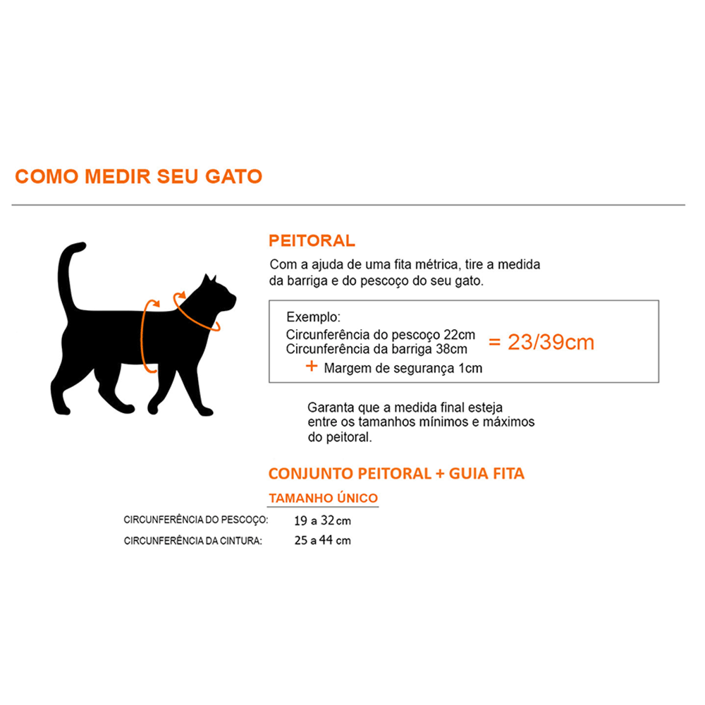 Peitoral H com Guia para Gatos Tchucoo Rosa - Imagem 4