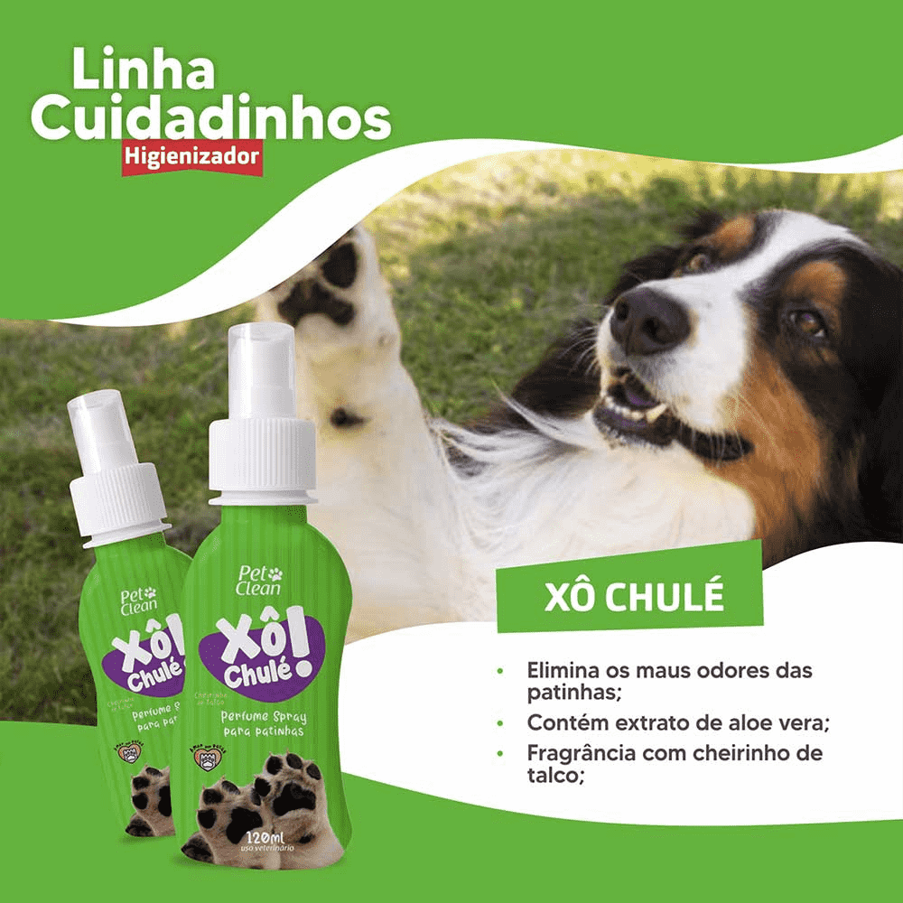 Perfume Spray Xô Chulé Pet Clean - Imagem 3