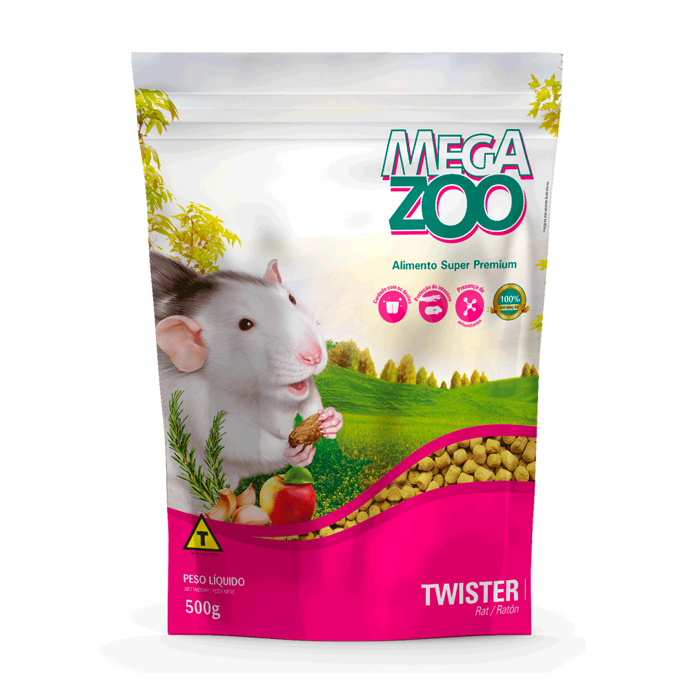 Ração Extrusada Megazoo para Twister