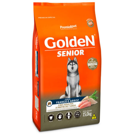Ração Golden Fórmula Sênior Frango e Arroz