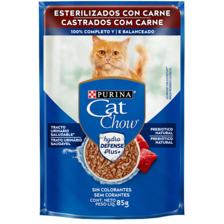 Ração Úmida Cat Chow Castrados Carne