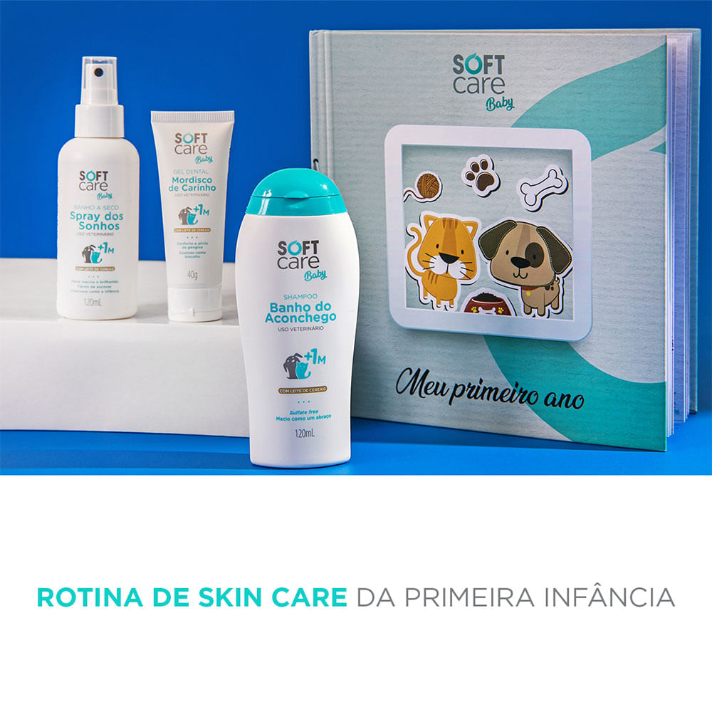 Shampoo 1 Mês+ Banho do Aconchego Soft Care Baby - Imagem 4