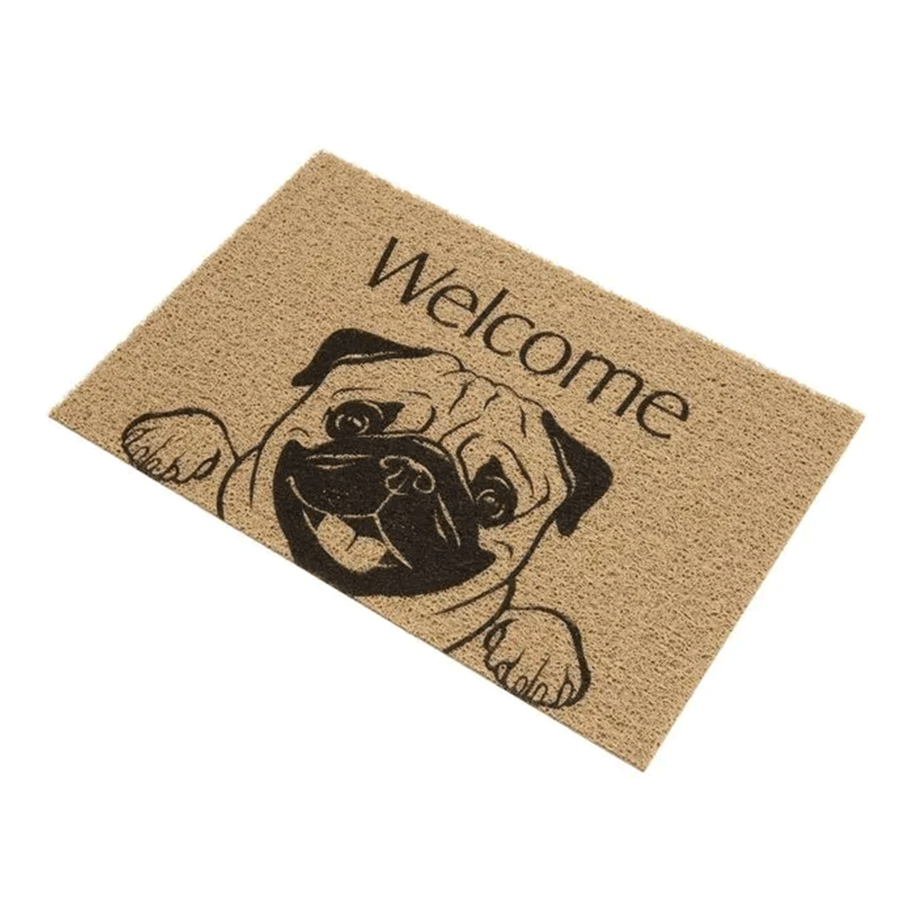 Tapete Vinil Welcome Pug Kapazi - Imagem 2